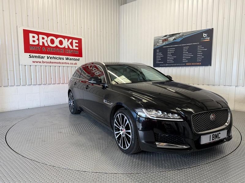 Black Used 2018 Jaguar XF Sportbrake Portfolio Estate | £17,190 (Fair price) - Image 1/2