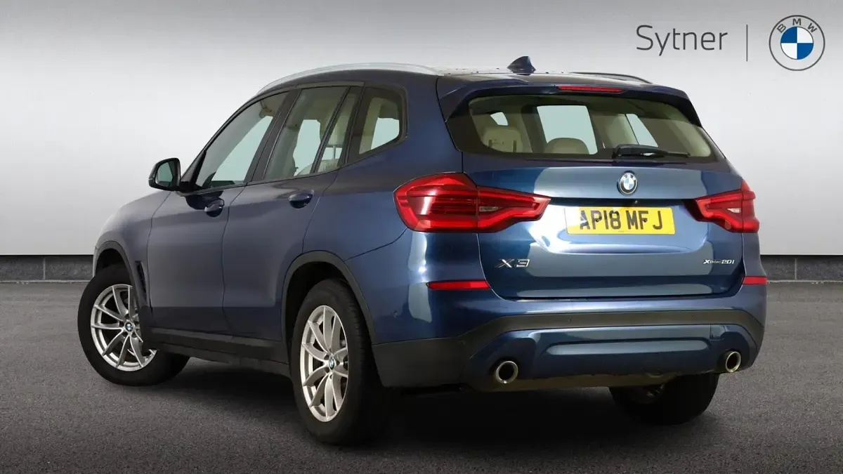 Used BMW X3 Comfort Edition 184 HP (135 kW) 2018 Phytonic blue metallic paint SUV
