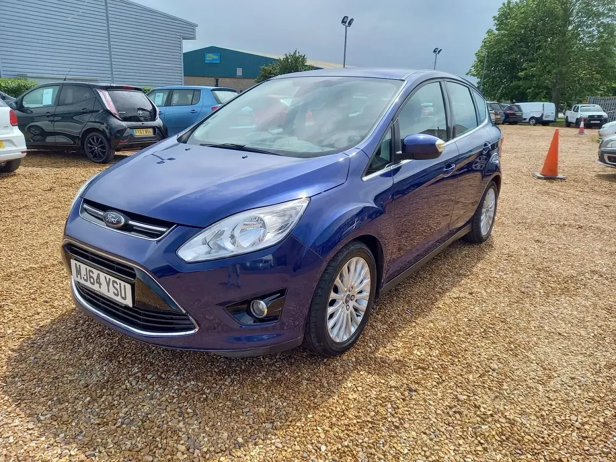 Used Ford C-MAX Titanium 113 HP (83 kW) 2014 Blue MPV