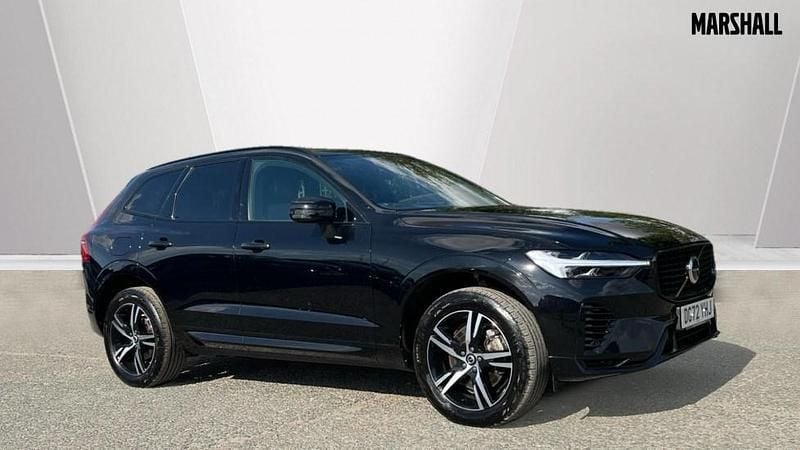 Onyx black Used 2022 Volvo XC60 R-Design SUV | £29,312 (Fair price) - Image 1/4