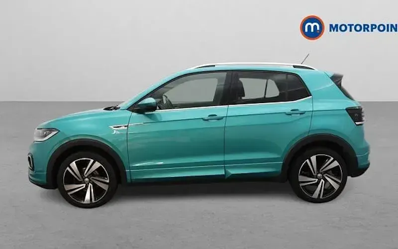 Used VW T-Cross R-line 116 HP (85 kW) 2019 Turquoise SUV