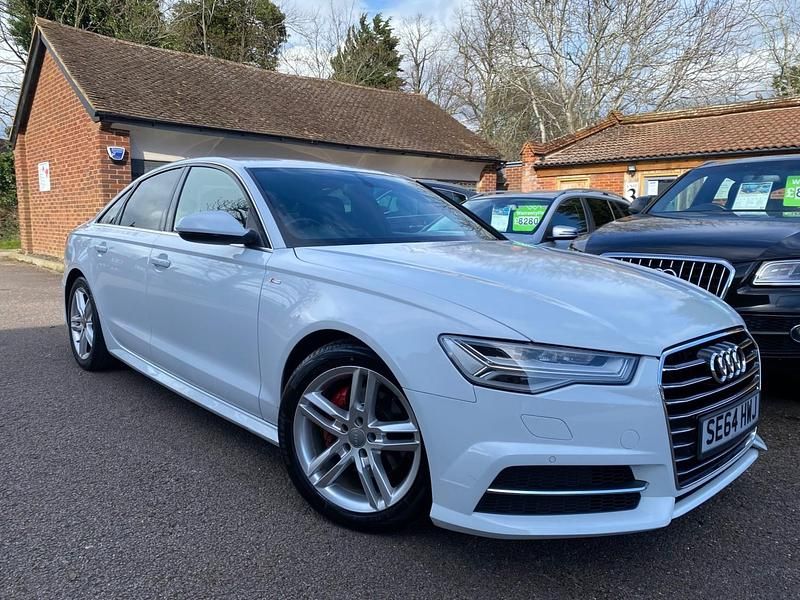 Used Audi A6 S-Line 190 HP (139 kW) 2015 White Sedan