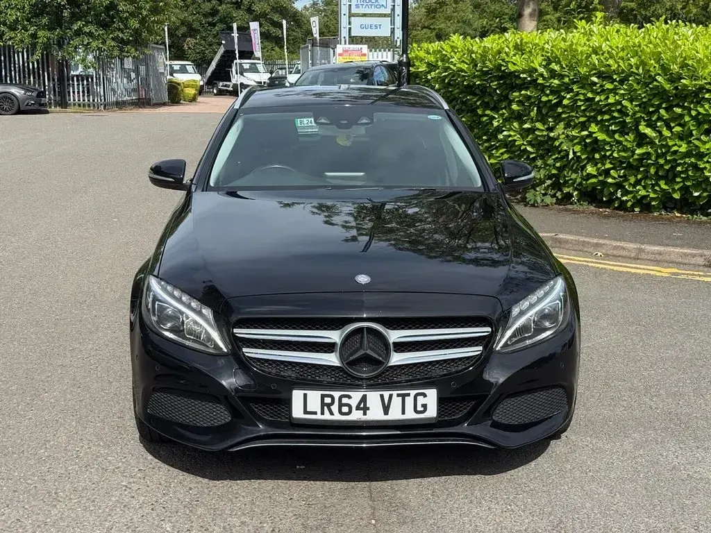 Used Mercedes C220 170 HP (125 kW) 2014 Black Estate