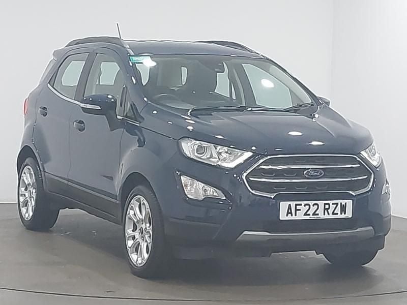 Blue Used 2022 Ford Ecosport Titanium SUV | £12,998 (Fair price) - Image 1/4