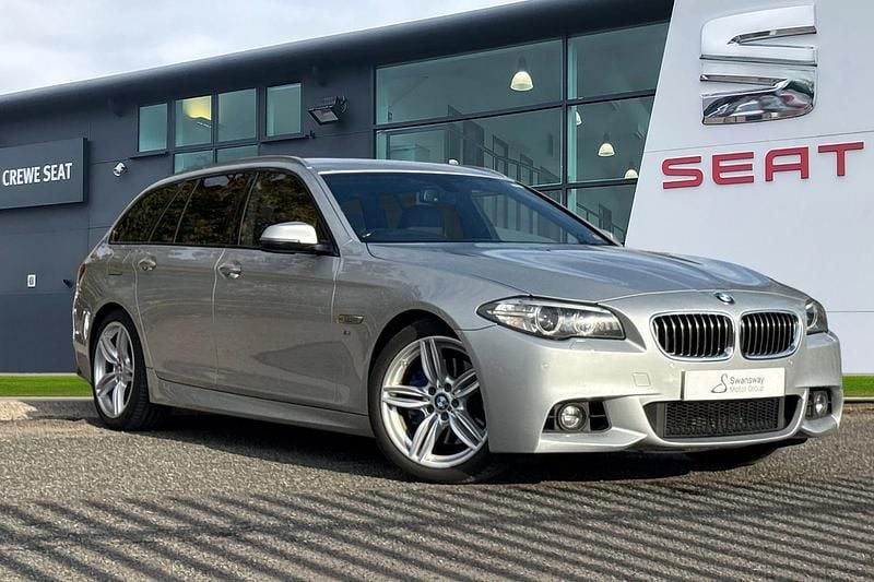 Silver Used 2016 BMW 535 M Sport Estate | £14,490 (Fair price) - Image 1/4