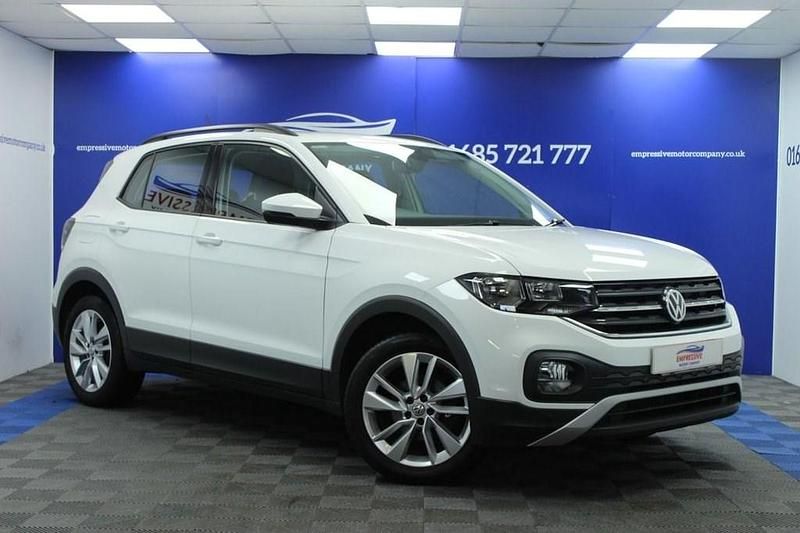 Used VW T-Cross SE 95 HP (69 kW) 2019 White SUV