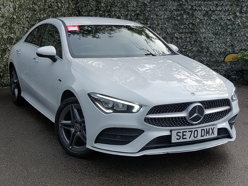 White Used 2020 Mercedes CLA250e AMG Line Premium Sedan | £21,998 (Fair price) - Image 1/4
