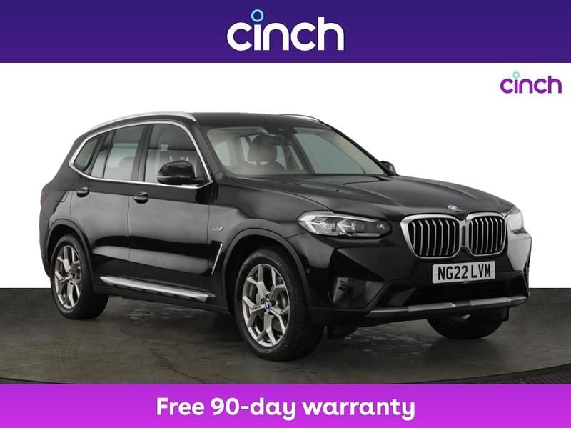 Black Used 2022 BMW X3 xLine SUV | £30,049 (Good price) - Image 1/3
