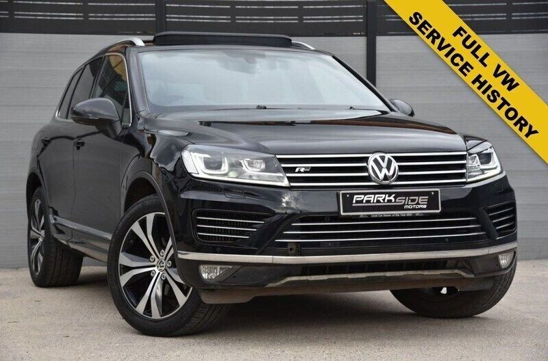 Black Used 2015 VW Touareg R-line SUV | £14,995 (Good price) - Image 1/4