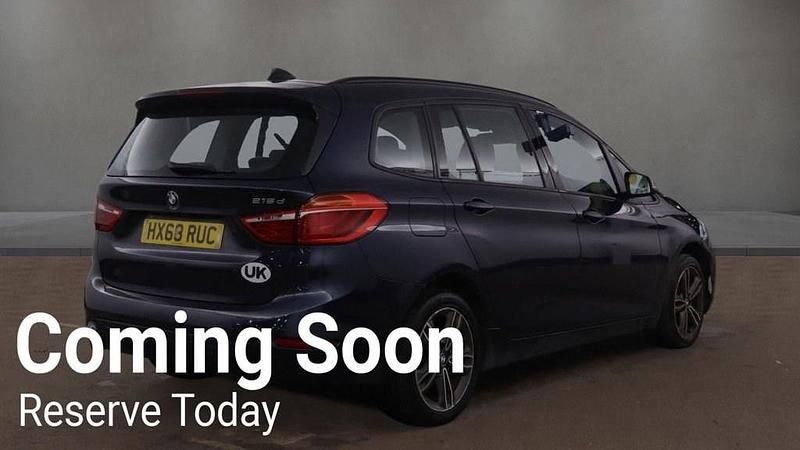 Used BMW 216 Sport Line 116 HP (85 kW) 2018 Blue MPV