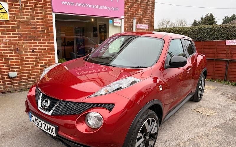 Used Nissan Juke N-TEC 117 HP (86 kW) 2014 Red SUV