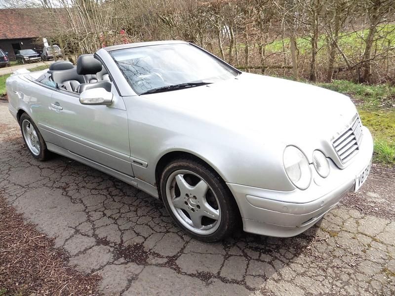 Usado Mercedes CLK430 Avantgarde 1999 Prateado Cabrios