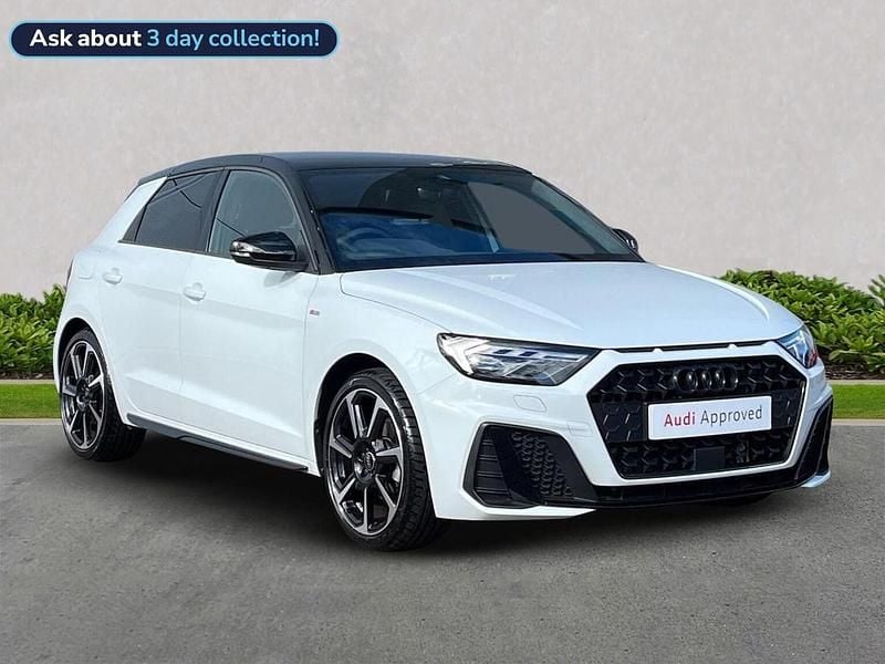 White New 2025 Audi A1 Black Edition Hatchback | £27,584 (A bit pricey) - Image 1/4