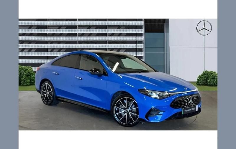 Used Mercedes CLA 250+ AMG line 200 kW (272 HP) 2025 Blue Sedan