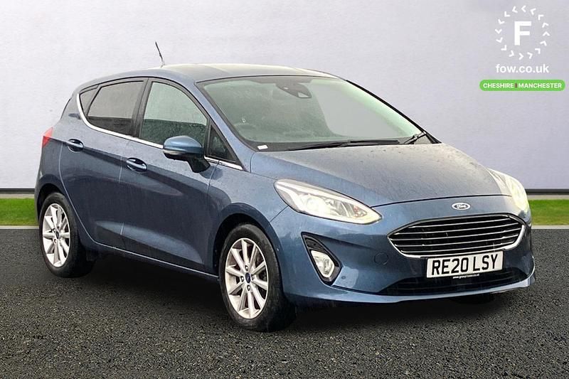 Used Ford Fiesta Titanium 95 HP (69 kW) 2020 Blue Hatchback