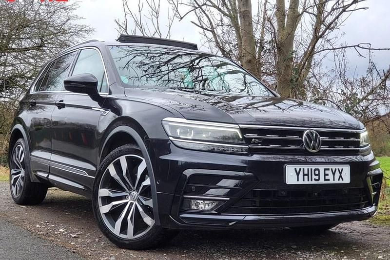 Used VW Tiguan R-line 150 HP (110 kW) 2019 Black SUV
