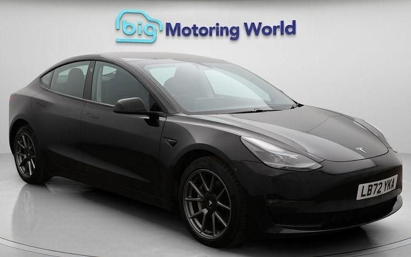 Used Tesla Model 3 Long Range AWD 366 kW (498 HP) 2022 Black Sedan