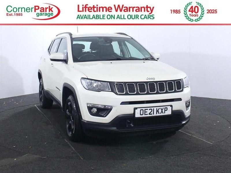 White Used 2021 Jeep Compass Longitude SUV | £14,499 (Fair price) - Image 1/4