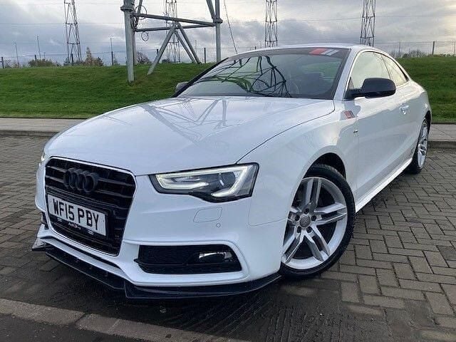 Used Audi A5 S-Line 177 HP (130 kW) 2015 White Coupe