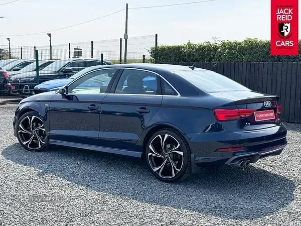 Used Audi A3 S-Line 150 HP (110 kW) 2017 Blue Sedan