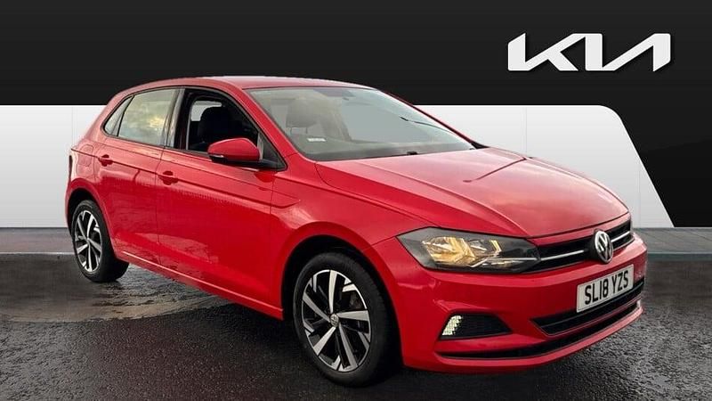 Red Used 2018 VW Polo SE Hatchback | £10,489 (Fair price) - Image 1/4