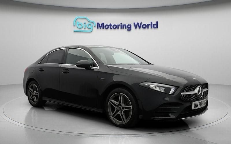 Used Mercedes A250 AMG line 259 HP (190 kW) 2020 Black Sedan