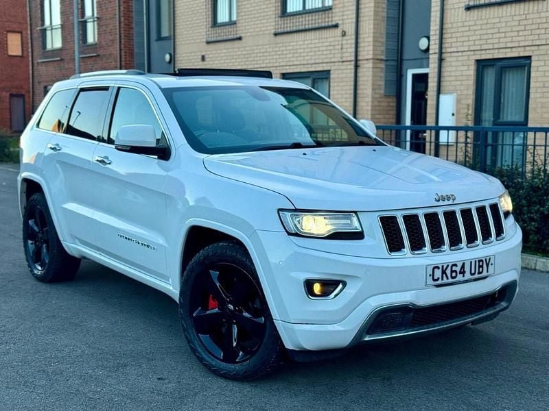 White Used 2014 Jeep Grand Cherokee Overland SUV | £11,495 (Fair price) - Image 1/4
