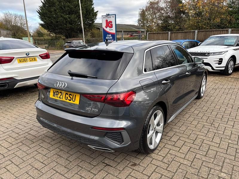 Used Audi A3 S-Line 2021 Grey Hatchback