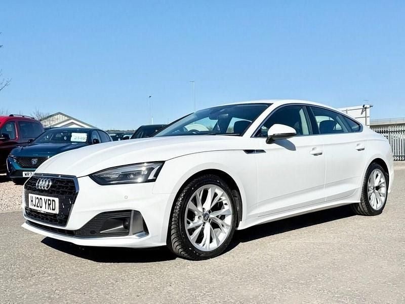 Used Audi A5 Sportback Sport 163 HP (119 kW) 2020 White Hatchback