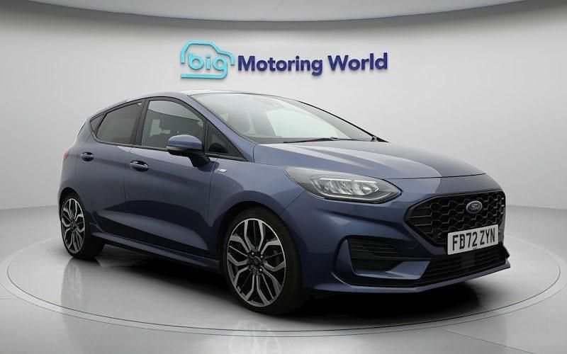Used Ford Fiesta ST-Line X 125 HP (91 kW) 2023 Blue Hatchback