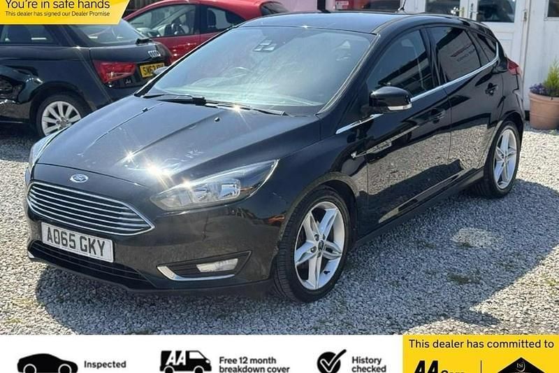 Black Used 2015 Ford Focus Titanium Hatchback | £4,450 (A bit pricey) - Image 1/1