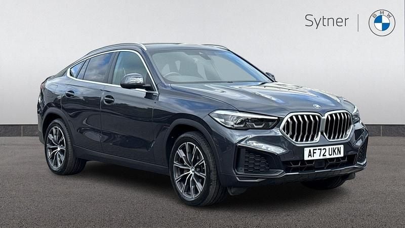 Grey Used 2022 BMW X6 Sport Line SUV | £39,750 (Fair price) - Image 1/4