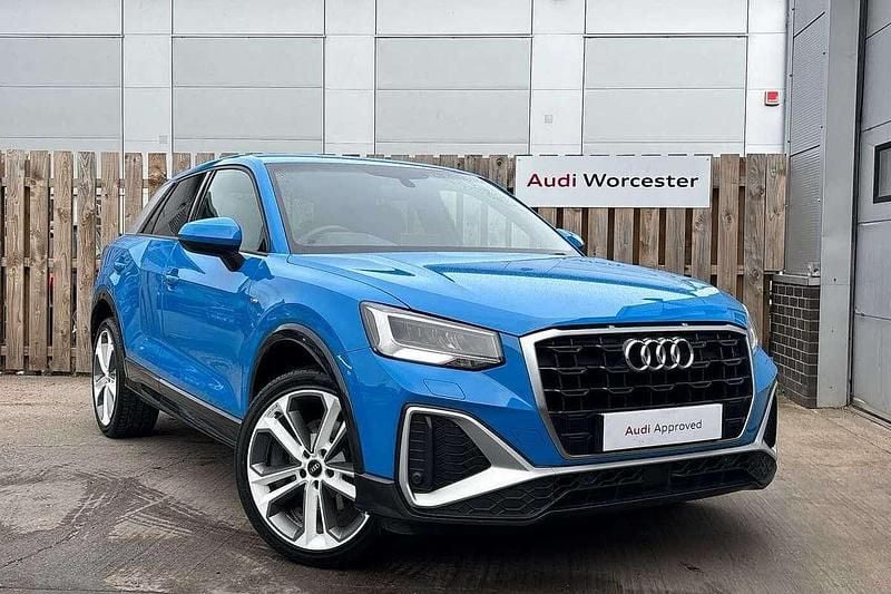 Blue Used 2021 Audi Q2 S-Line SUV | £21,680 (Fair price) - Image 1/4