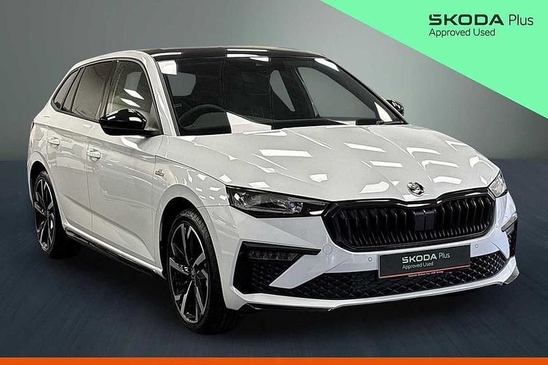 New Skoda Scala Monte Carlo 150 HP (110 kW) 2026 Moon white metallic Hatchback