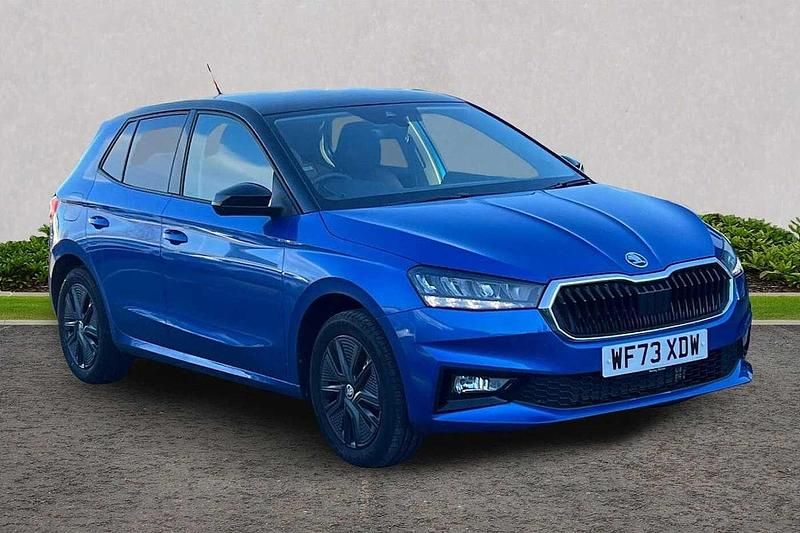 Used Skoda 110 R Colour Edition 81 HP (59 kW) 2023 Race blue metallic black body / magic pearl effect roof Hatchback