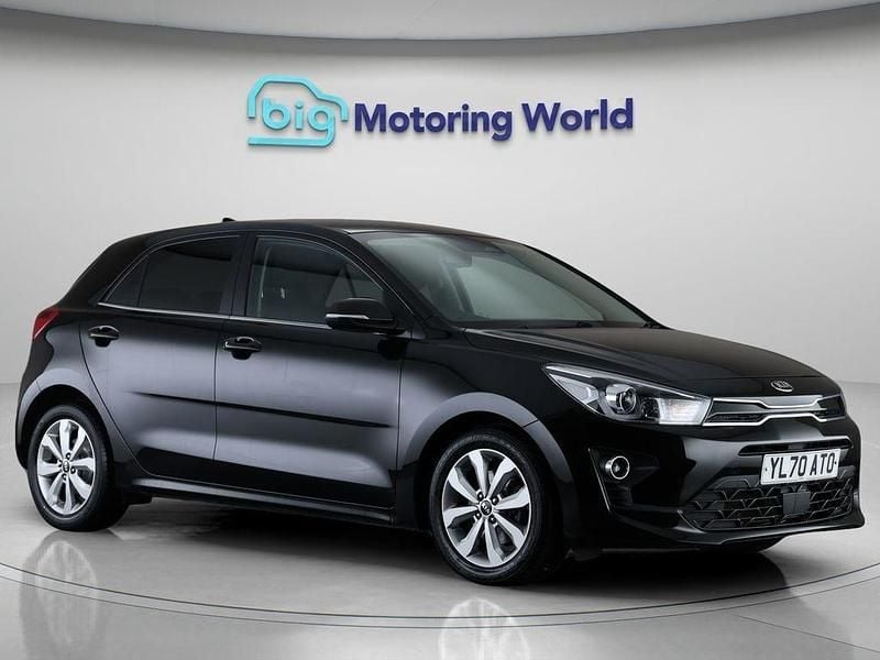 Black Used 2021 Kia Rio Hatchback | £9,000 (Good price) - Image 1/4