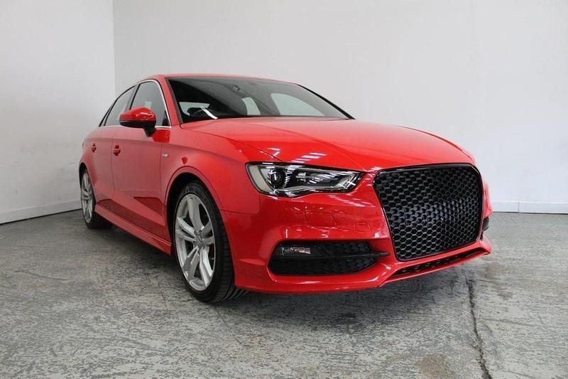Red Used 2014 Audi A3 S-Line Sedan | £9,995 (Fair price) - Image 1/3