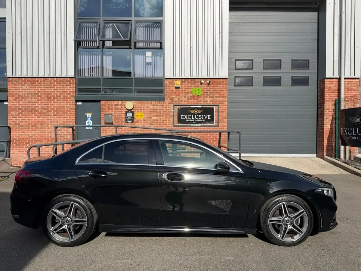 Used Mercedes A200 AMG line 2020 Black Sedan