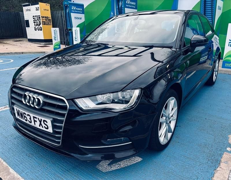 Used Audi A3 150 HP (110 kW) 2014 Black Hatchback