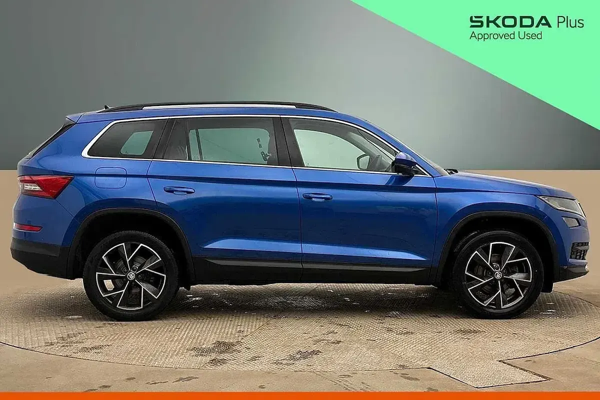 Second-hand Skoda Kodiaq SE L 110 CP (80 kW) 2021 Albastru SUV