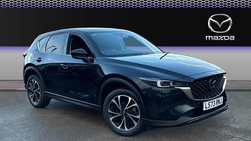 Black Used 2023 Mazda CX-5 Exclusive-Line SUV | £20,402 (Fair price) - Image 1/3