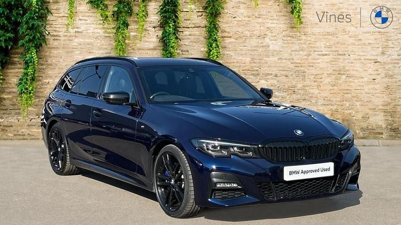 Used BMW 330 M Sport 258 HP (189 kW) 2021 Blue Estate