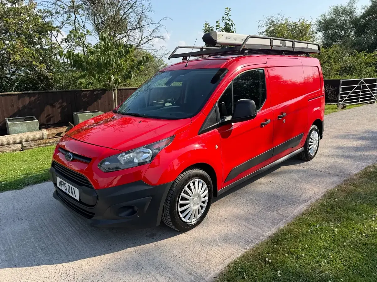 Used Ford Transit 100 HP (73 kW) 2018 Blue Van
