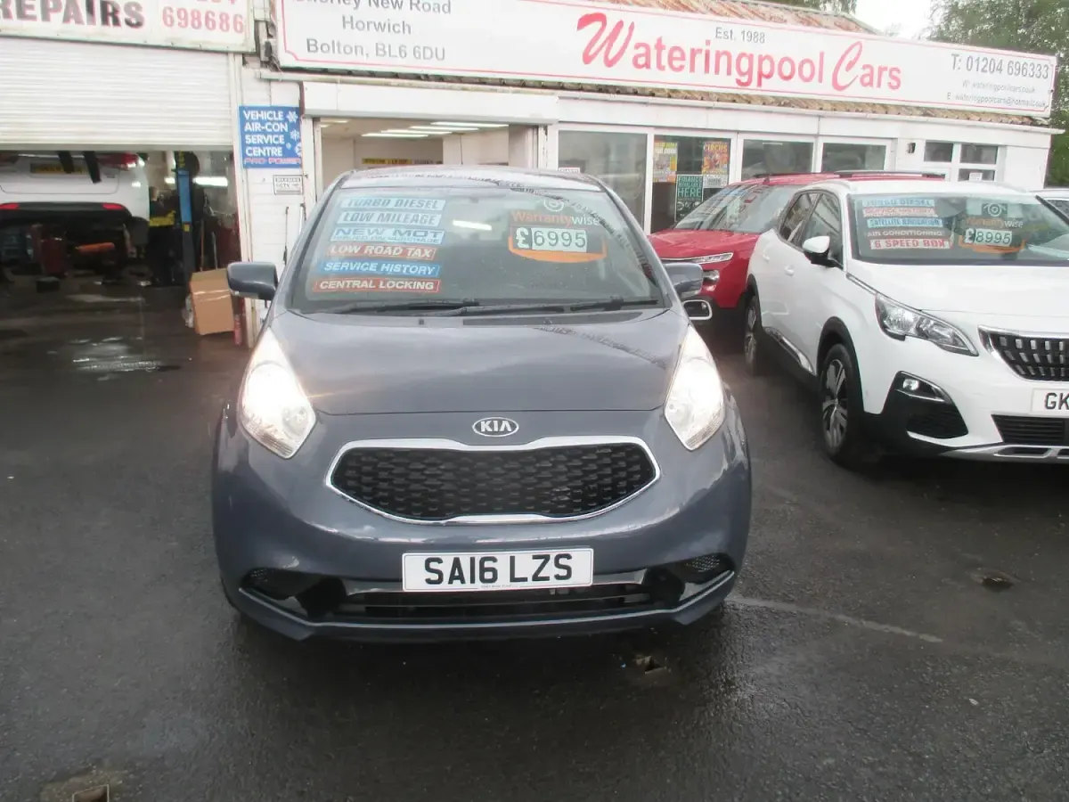 Used Kia Venga 2016 Blue Hatchback