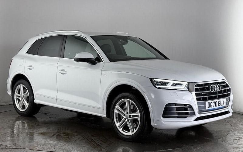 White Used 2020 Audi Q5 S-Line SUV | £23,900 (Good price) - Image 1/3