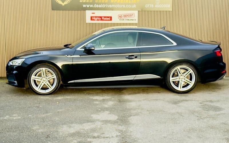 Used Audi A5 S-Line 190 HP (139 kW) 2018 Black Coupe
