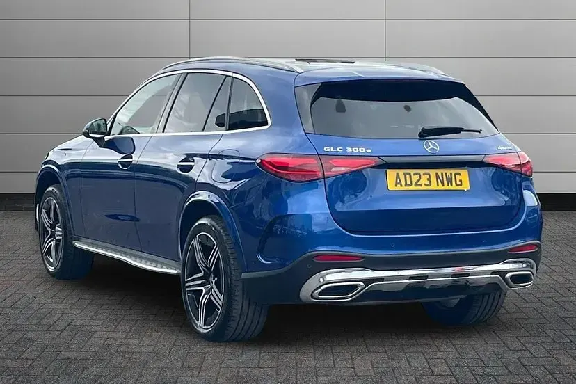 Used Mercedes GLC300 AMG line 309 HP (227 kW) 2023 Spectral blue SUV