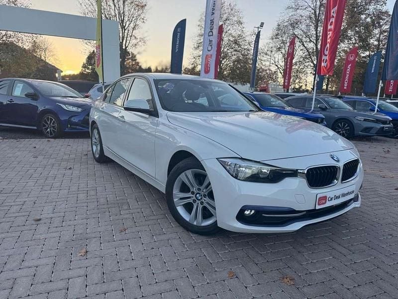 White Used 2017 BMW 318 Sport Line Sedan | £11,399 (Good price) - Image 1/4
