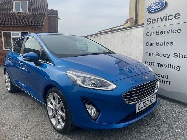 Blue Used 2020 Ford Fiesta Titanium X Hatchback | £11,875 (Fair price) - Image 1/4