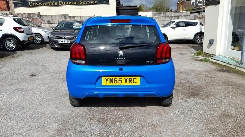 Used Peugeot 108 Active 68 HP (50 kW) 2016 Blue Hatchback